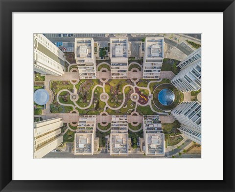 Framed Urban Curves Print