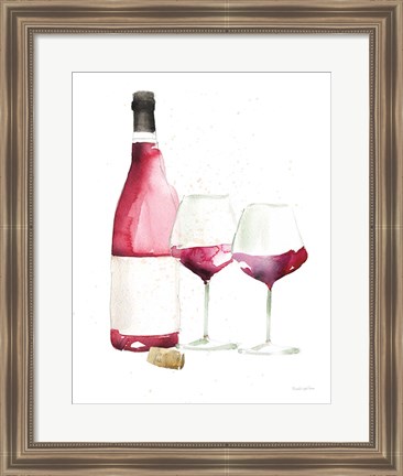 Framed Pop the Cork I No Words Print