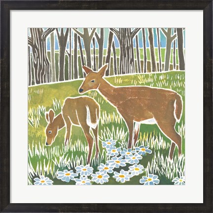 Framed Wild Woodland IV Print