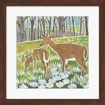 Framed Wild Woodland IV Print