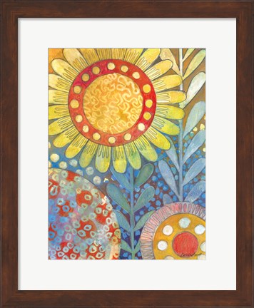 Framed Summer Profusion I Print