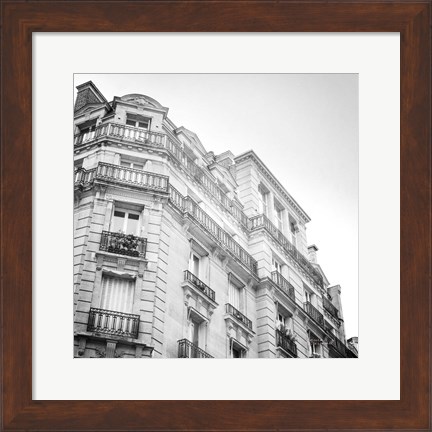 Framed Paris Moments II BW Print