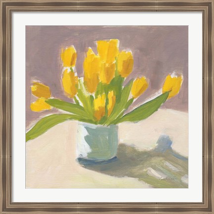 Framed Sunny Tulips Print