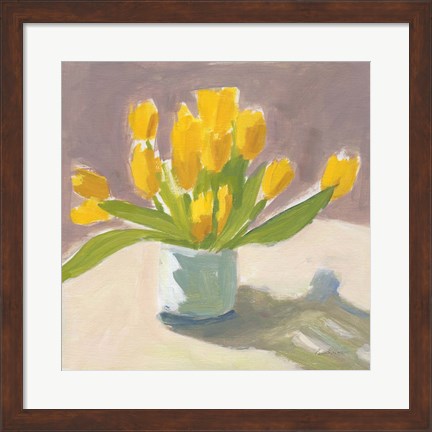 Framed Sunny Tulips Print