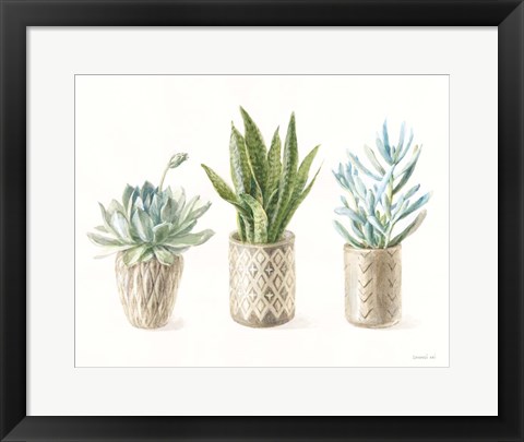 Framed Desert Greenhouse VII Print