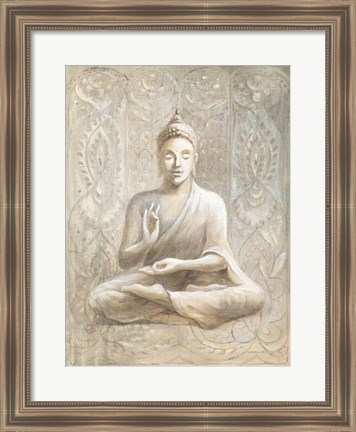 Framed Peace of the Buddha Print