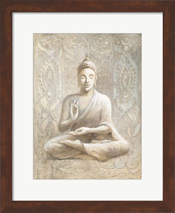 Framed Peace of the Buddha Print