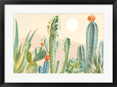 Framed Desert Greenhouse I Print