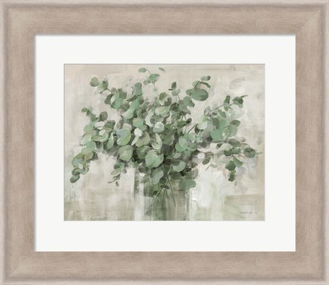 Framed Scented Eucalyptus Neutral Print