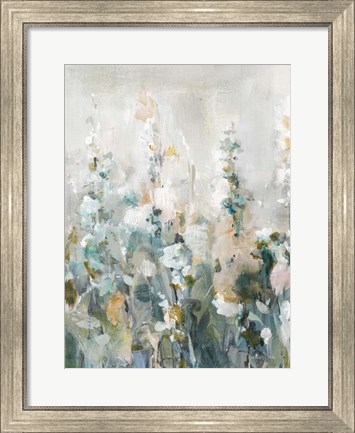 Framed Rustic Garden Neutral II Print