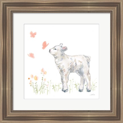 Framed Spring Lamb IV Print