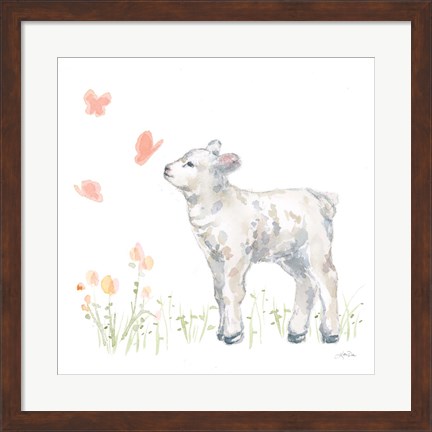 Framed Spring Lamb IV Print