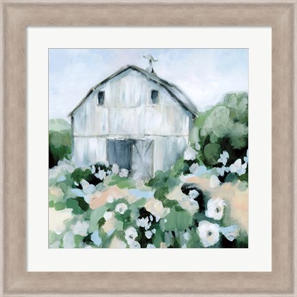 Framed Summer Barn II Print