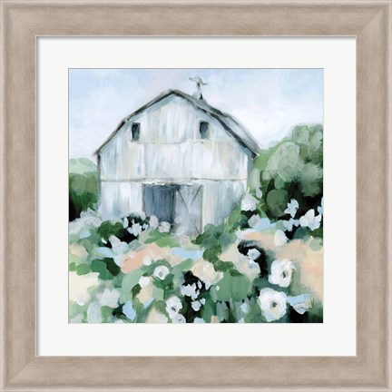 Framed Summer Barn II Print