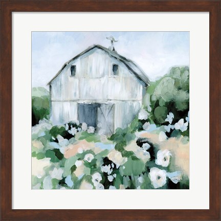 Framed Summer Barn II Print