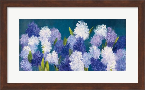 Framed Bold Hyacinth Crop Print