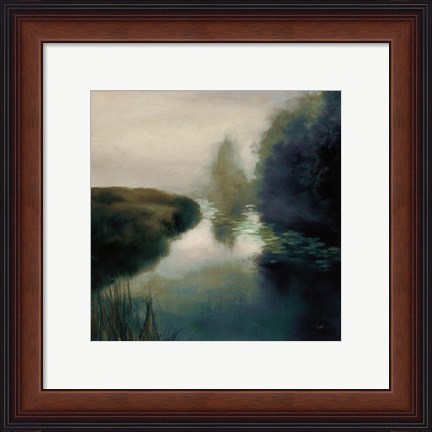 Framed Twilight Fog Dark Print