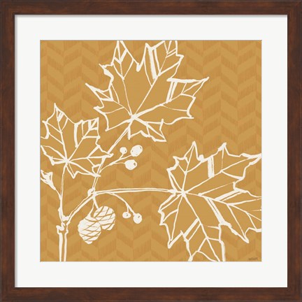 Framed Autumn Tones IV Print