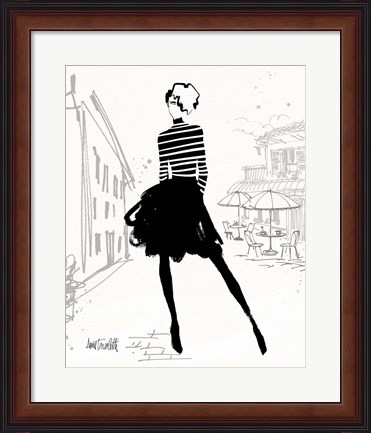 Framed City Style Sketches VII Print