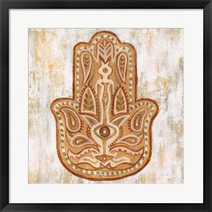 Framed Hamsa Print