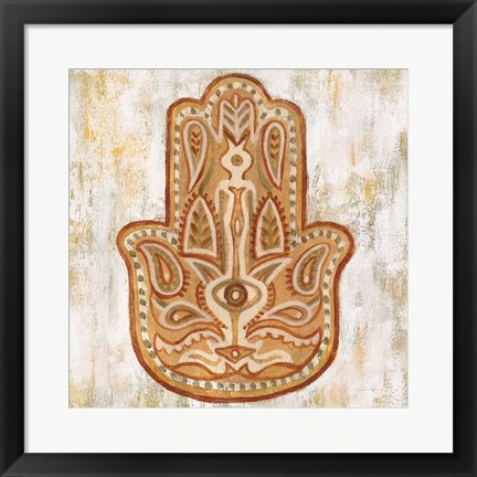 Framed Hamsa Print