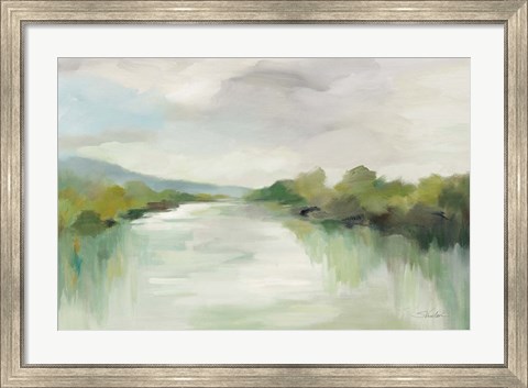 Framed April River Light Print