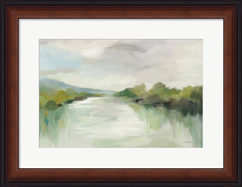 Framed April River Light Print