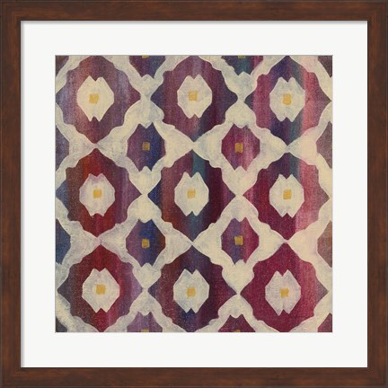 Framed Boho Lattice II Print