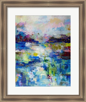 Framed Abstract Evening Print