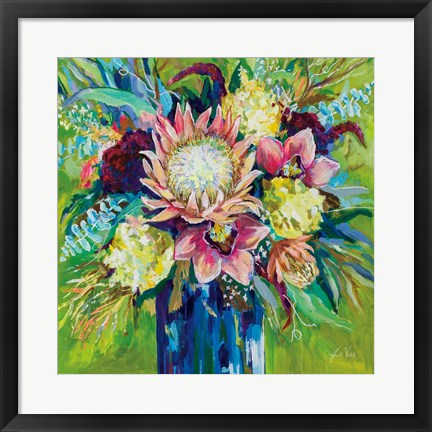 Framed Marias Bouquet Print