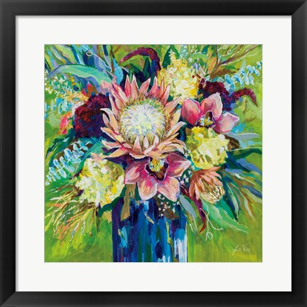 Framed Marias Bouquet Print