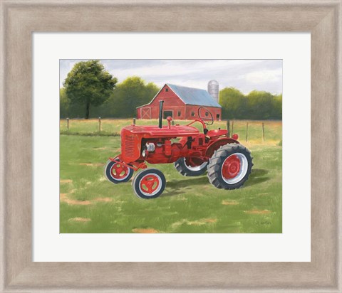 Framed Vintage Tractor Print