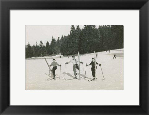 Framed Ski Day Print