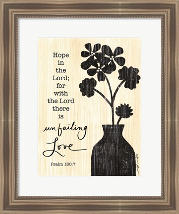 Framed Unfailing Love Print