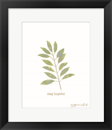 Framed Stay Hopeful Print