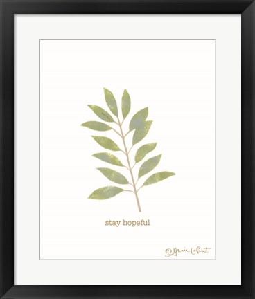 Framed Stay Hopeful Print