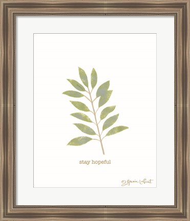 Framed Stay Hopeful Print