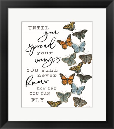 Framed Spread your Wings Print