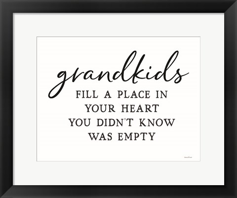 Framed Grandkids Print