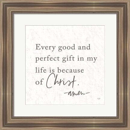 Framed Gift from God Print