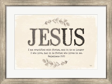 Framed Jesus Print