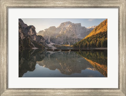 Framed Mountain Reflections Print