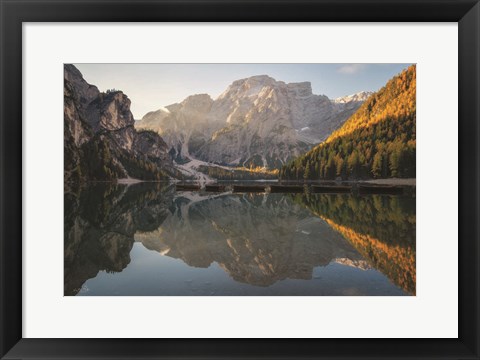 Framed Mountain Reflections Print