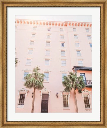 Framed Sunkissed Hotel Print