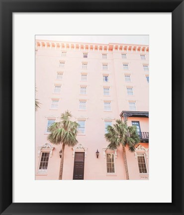 Framed Sunkissed Hotel Print