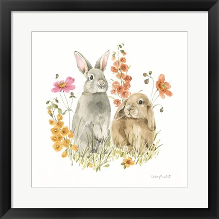 Framed Hop on Spring V Print