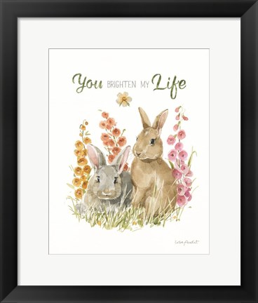 Framed Hop on Spring IX Print