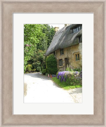 Framed English Cottage Print