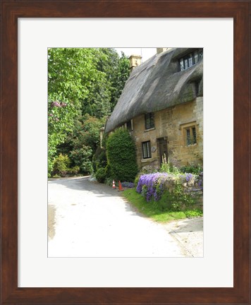 Framed English Cottage Print