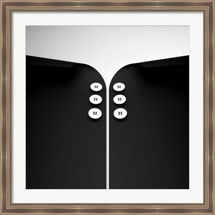 Framed Black Shirt Print